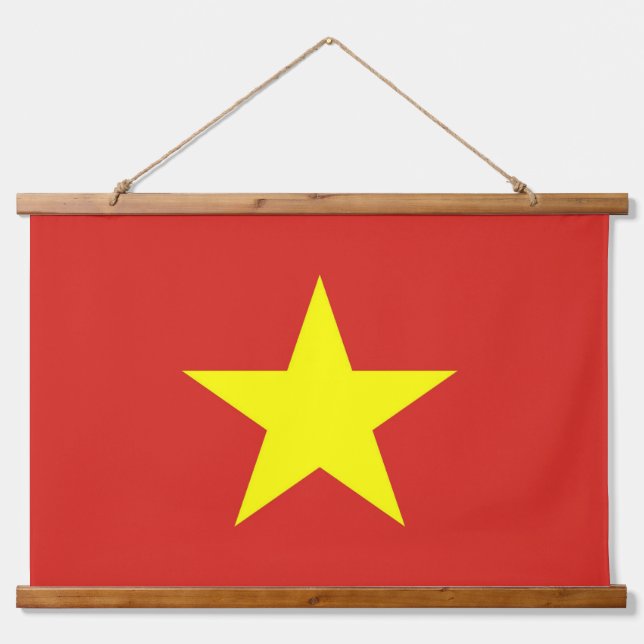 Tapisserie murale avec drapeau du Vietnam (Devant)