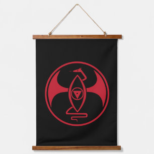 Tapisserie murale cadre en bois