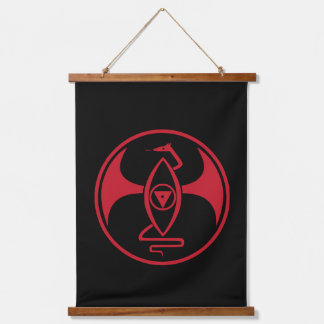 Tapisserie murale cadre en bois