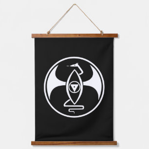 Tapisserie murale cadre en bois