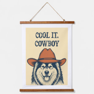 Tapisserie murale "Cool it, Cowboy".