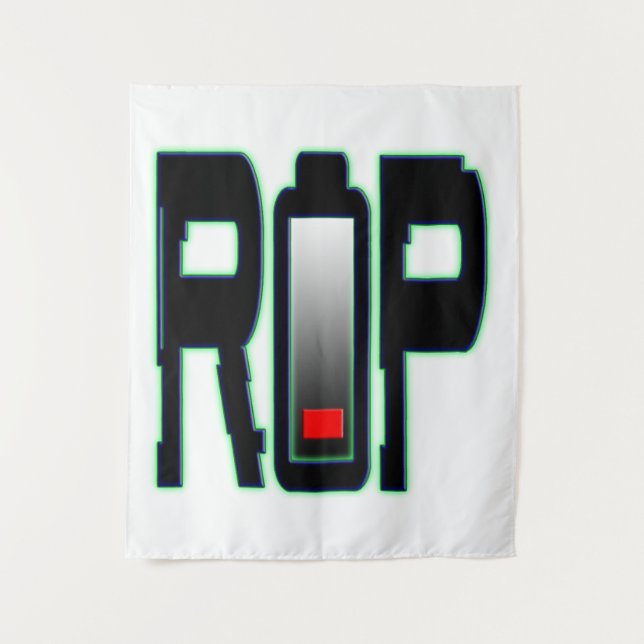Tapisserie murale de batterie RIP (Devant)