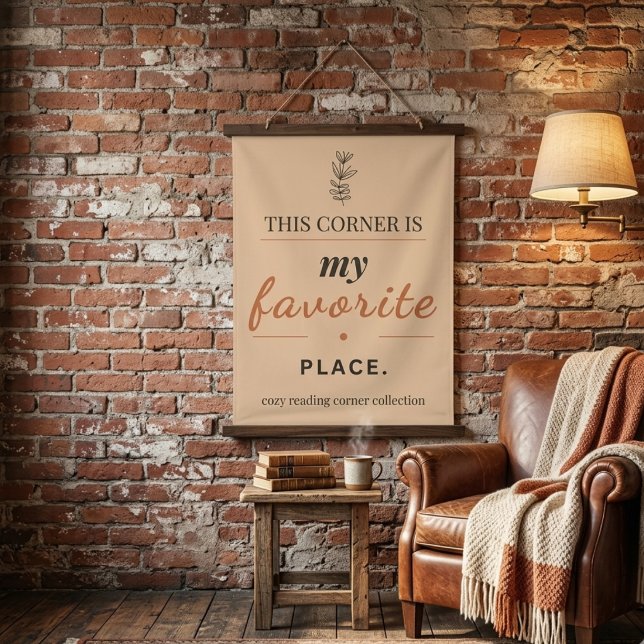 Tapisserie murale de coin de lecture (Créateur téléchargé)