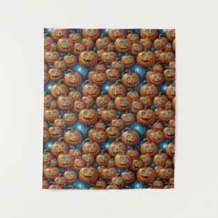 Tapisserie murale de Halloween citrouille fantaisi
