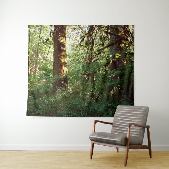 Tapisserie murale de la forêt enchantée (En situation (horizontale))