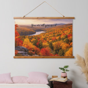 Tapisserie murale de paysage d'automne Cadeau