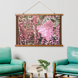 Tapisserie murale en bois