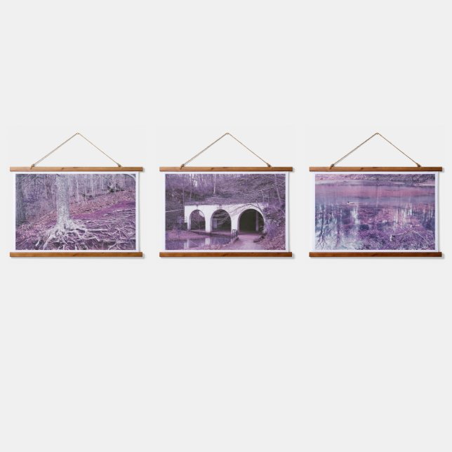 Tapisserie murale en bois (Tripler)