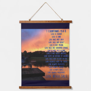 Tapisserie murale en bois