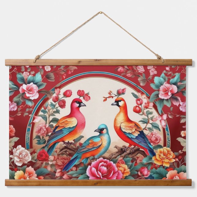 Tapisserie murale en bois (Devant)