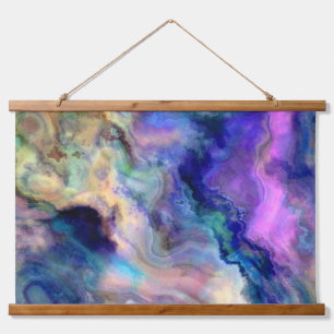 Tapisserie murale en bois