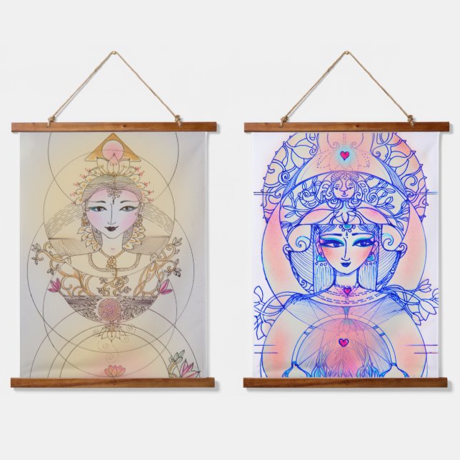 Tapisserie murale en bois (Double)