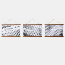 Tapisserie murale en bois