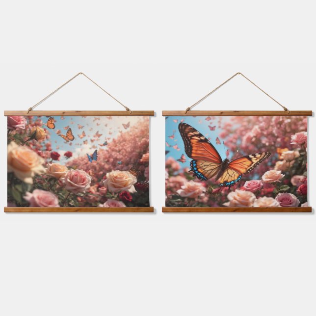 Tapisserie murale en bois (Double)