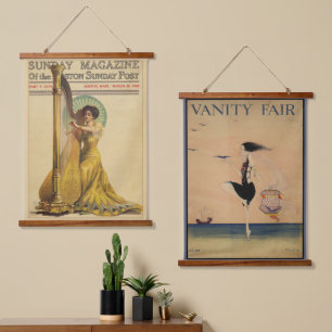 Tapisserie murale en bois