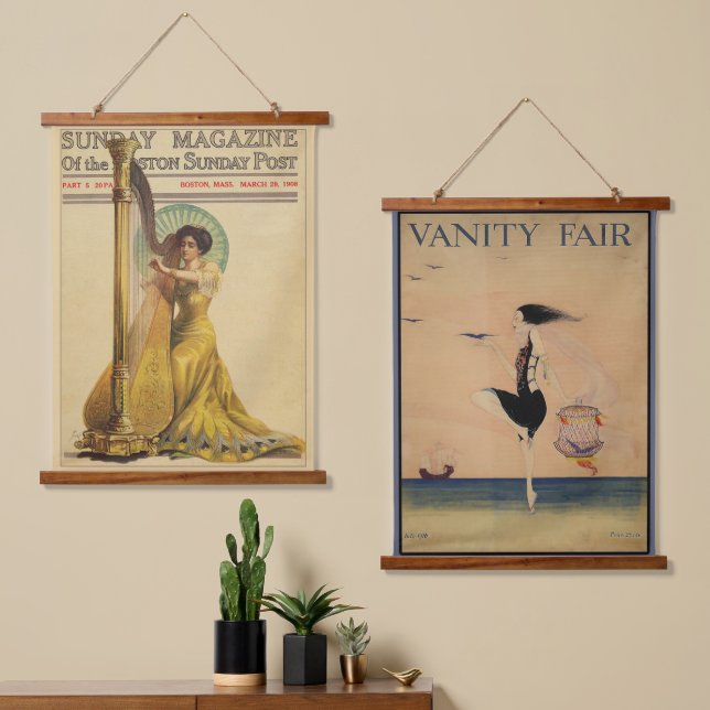 Tapisserie murale en bois (Asymétrique)