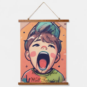 Tapisserie murale en bois