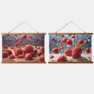 Tapisserie murale en bois