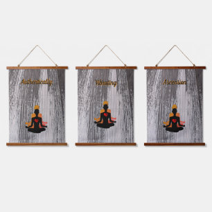 Tapisserie murale en bois