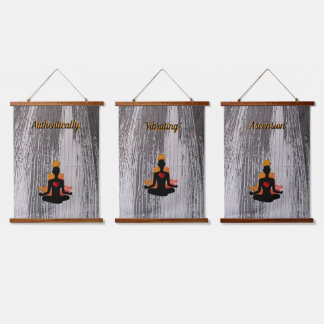 Tapisserie murale en bois