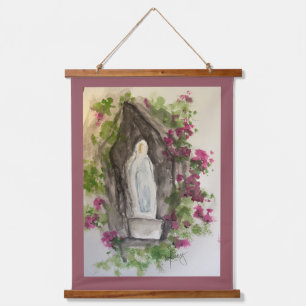 Tapisserie murale en bois Hail Mary