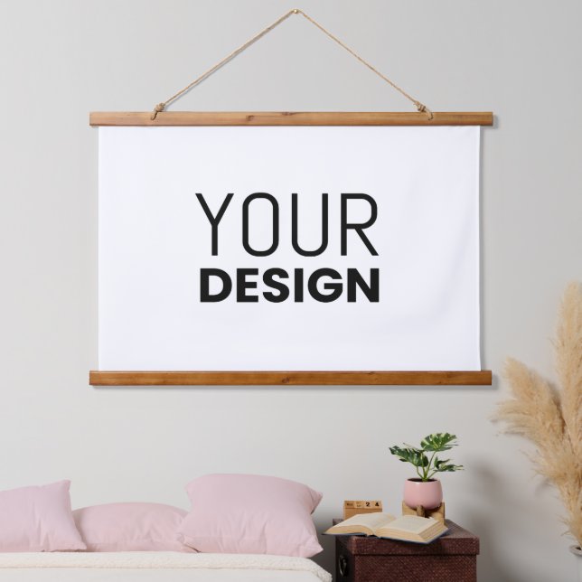 Tapisserie murale horizontale en bois (Chambre à coucher)