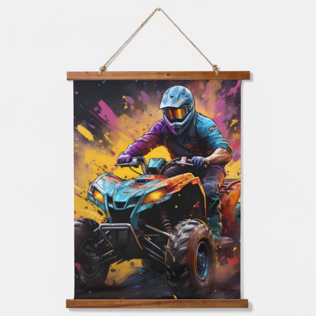 tapisserie murale moto (Recto)