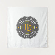 Tapisserie murale officielle du logo All Virgo Eve