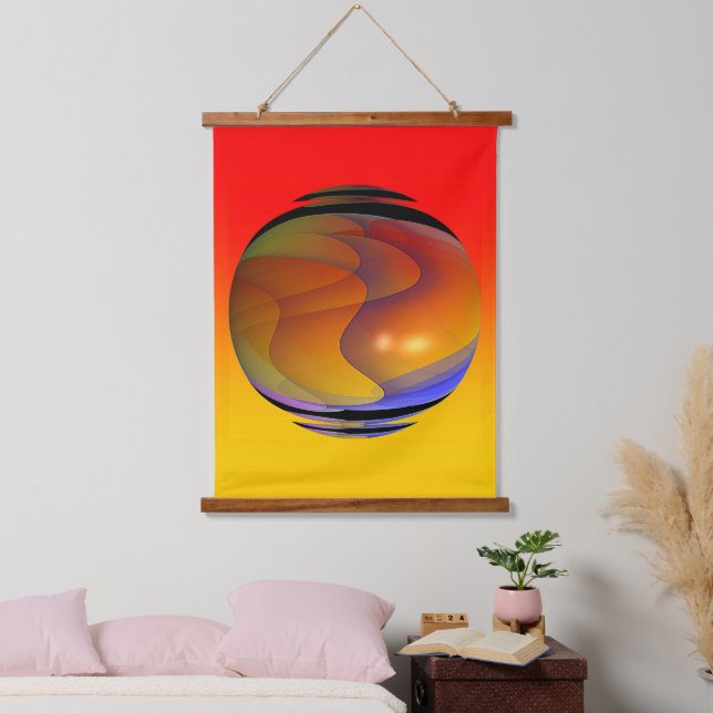 Tapisserie murale Orbite tourbillonnante (Chambre à coucher)