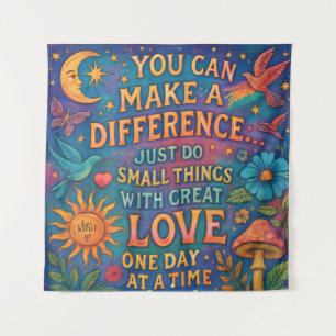 TAPISserie MURALE POUR FAIRE UNE DIFFÉRENCE