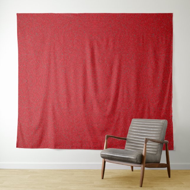 Tapisserie murale texture bruit rouge tomate – Per (En situation (horizontale))