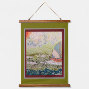 Tapisserie murale - Voilier Art Déco