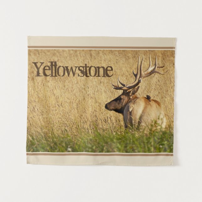 Tapisserie murale Yellowstone Elk (Devant (Horizontal))