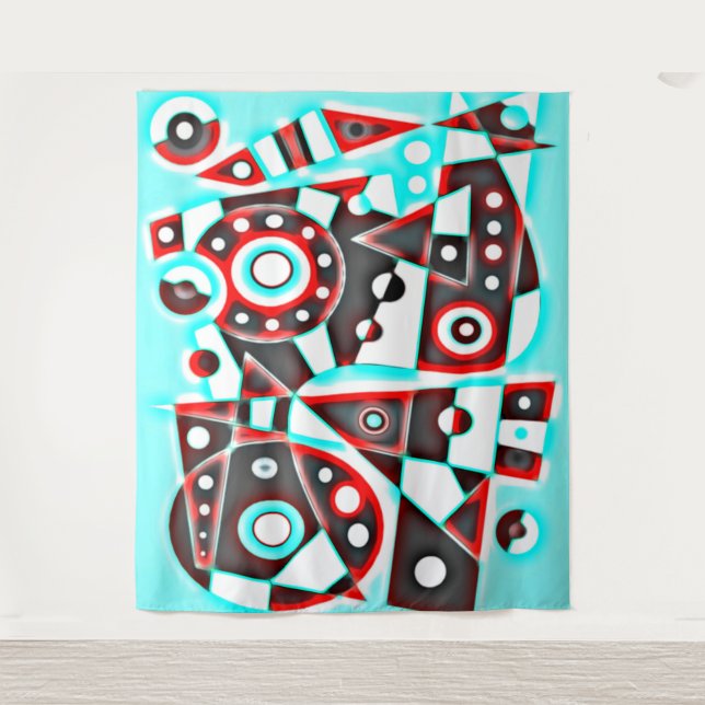 Tapisserie Neon Machine n° 5 (Devant)
