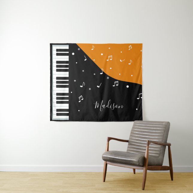 Tapisserie nommée faite sur commande de musique de (En situation (horizontale))