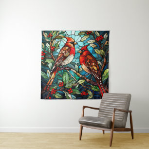 Tapisserie Oiseaux d'Hiver