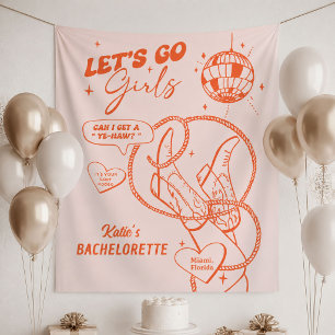 Tapisserie Orange Rodeo Bachelorette Party Nash Ba