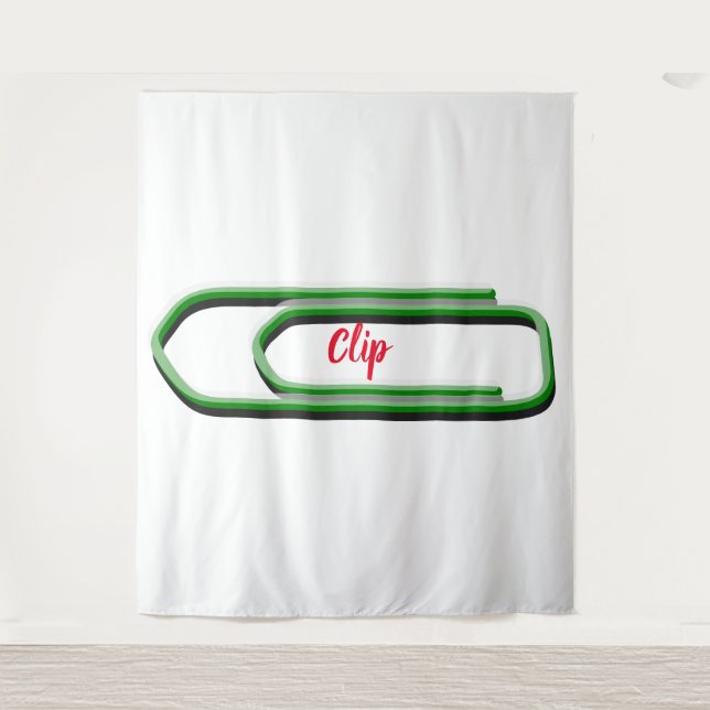 Tapisserie Paper Clip (Devant)