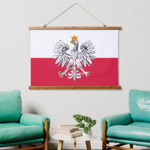 Tapisserie Patriotique Pologne, Aigle, Drapeau Pol