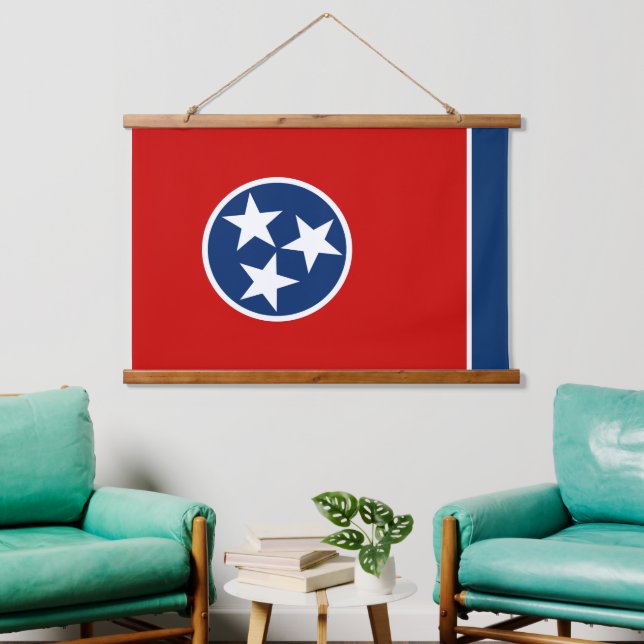 Tapisserie Patriotique Tennessee, Drapeau Tennesse (Salon)