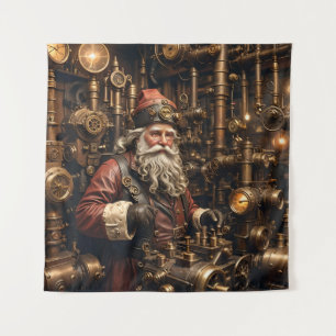 Tapisserie Père Noël Steampunk