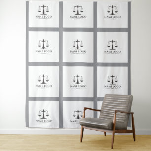 Tapisserie personnalisée avec logo d'entreprise –