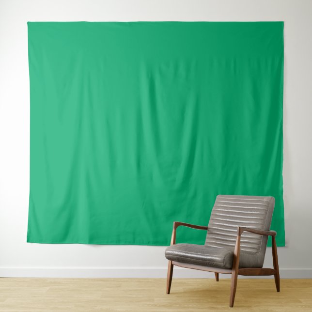 Tapisserie personnalisée vert émeraude (En situation (horizontale))