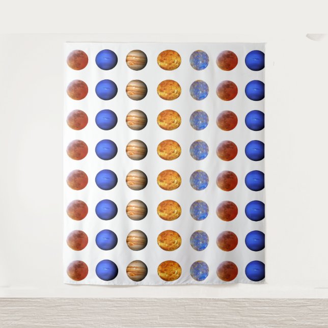 Tapisserie Planets 88" x 104" (Devant)