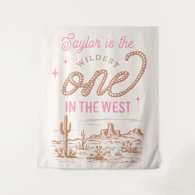 Tapisserie pour la première année de Cowgirl (Devant)