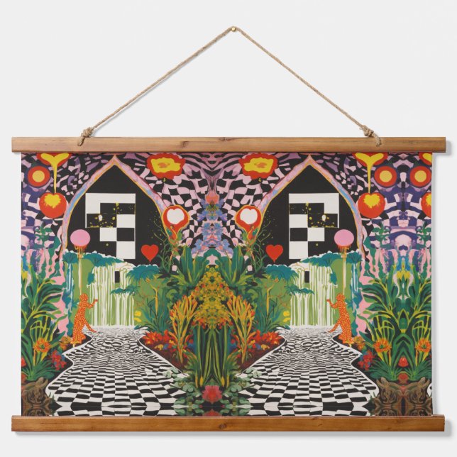 Tapisserie Raven & Moon - Edgar Allan Poe Inspiré  (Devant)