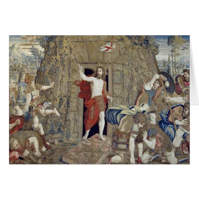 Tapisserie représentant la Résurrection du Christ  (Devant horizontal)