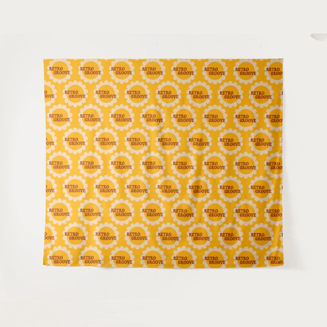 Tapisserie Retro Groove (Devant (Horizontal))