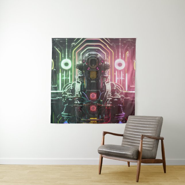 Tapisserie Robot 1 (En situation)