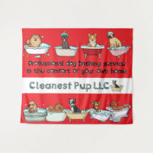 Tapisserie rouge CPup